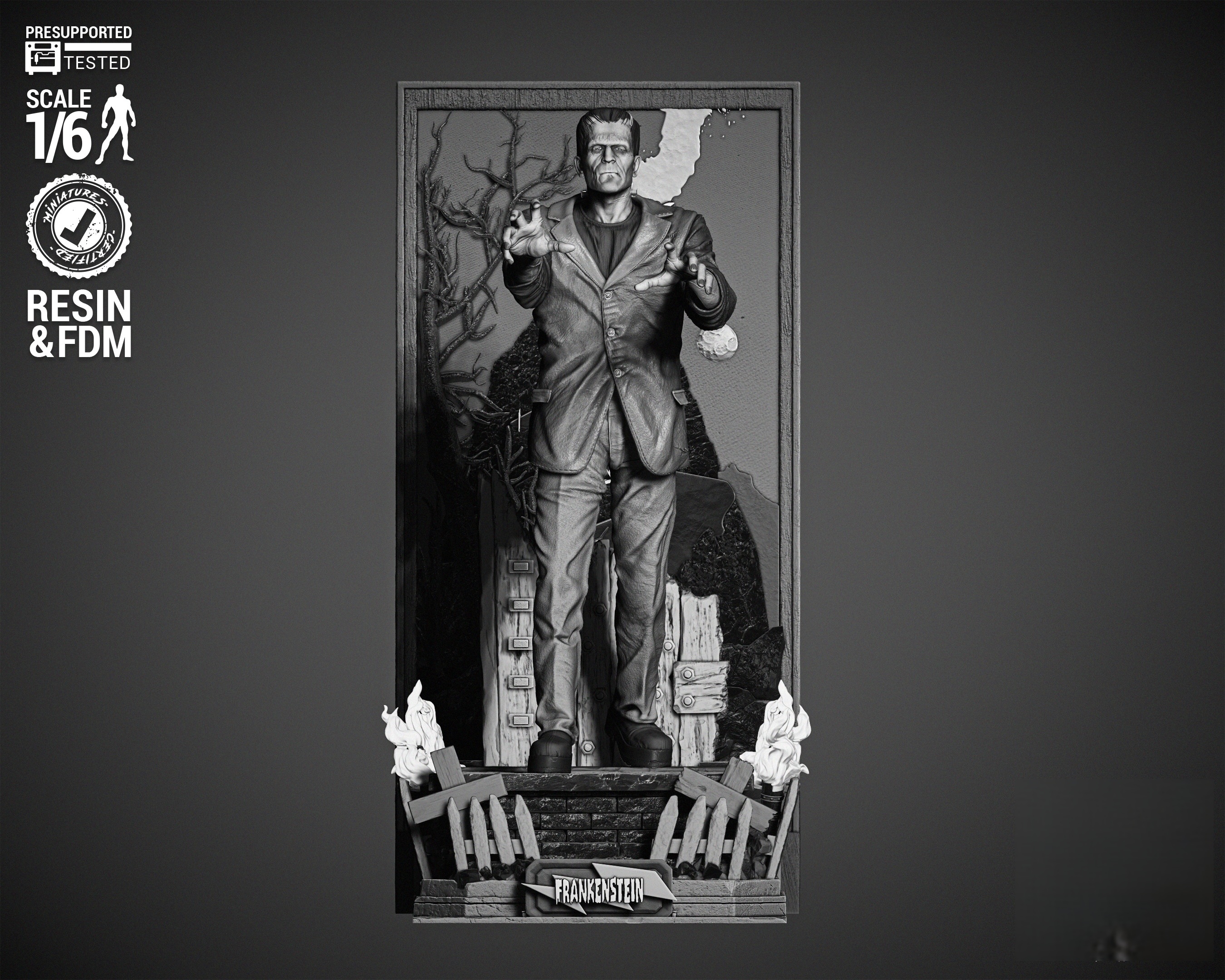 102724 Wicked - Frankenstein Sculpture Image 001