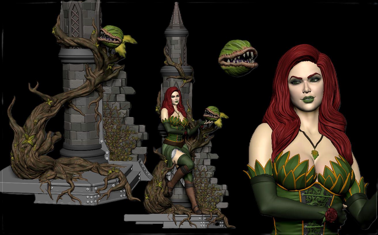 Steampunk Poison Ivy