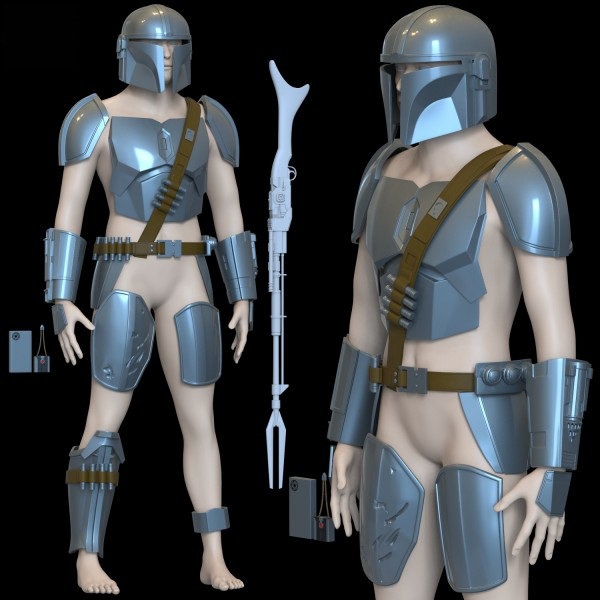 The Mandalorian Beskar Do3d