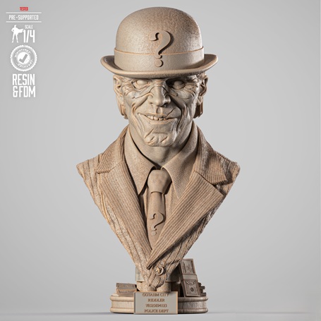 022825 B3DSERK-The Riddler Bust Image 001