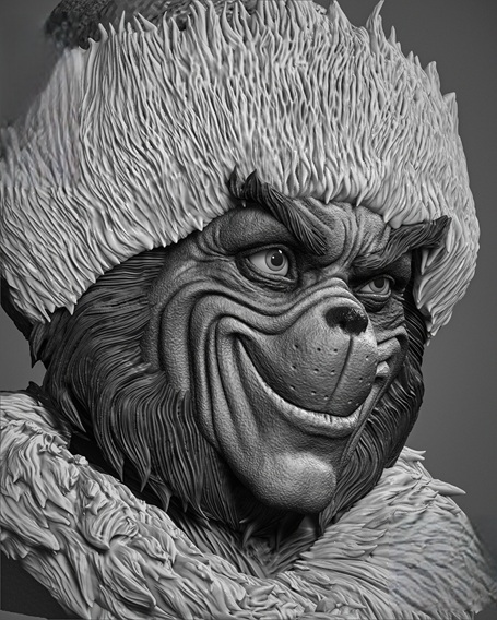 122724 Wicked - The Grinch Bustp Image 004