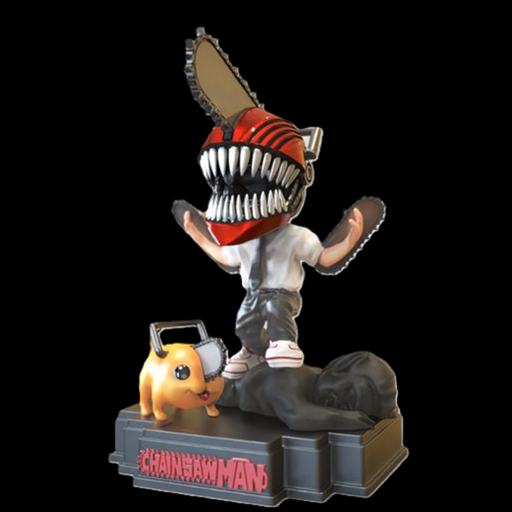 Chainsaw Man - Chibi version - fanart figurine